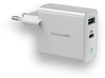 Carruzzo RealPower 352262 mobiliojo įrenginio kroviklis Universalus Balta AC Spartusis įkrovimas Vidaus