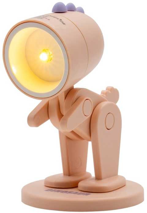 Realpower RealPower Žibintuvėlis LED-Tier Rožinė dino su podstawą