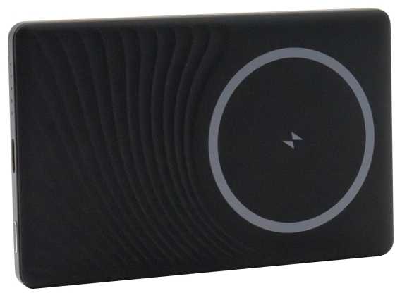 Powerbank Realpower PB-5000 MAG Ultra Slim 5000mAh Juodas