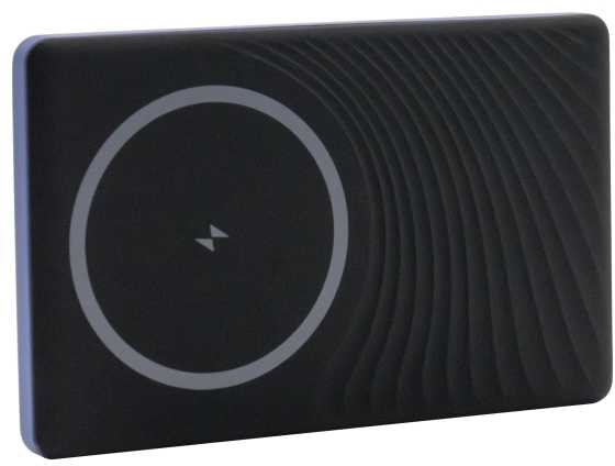 Powerbank Realpower PB-5000 MAG Ultra Slim 5000mAh Juodai-mėlyna