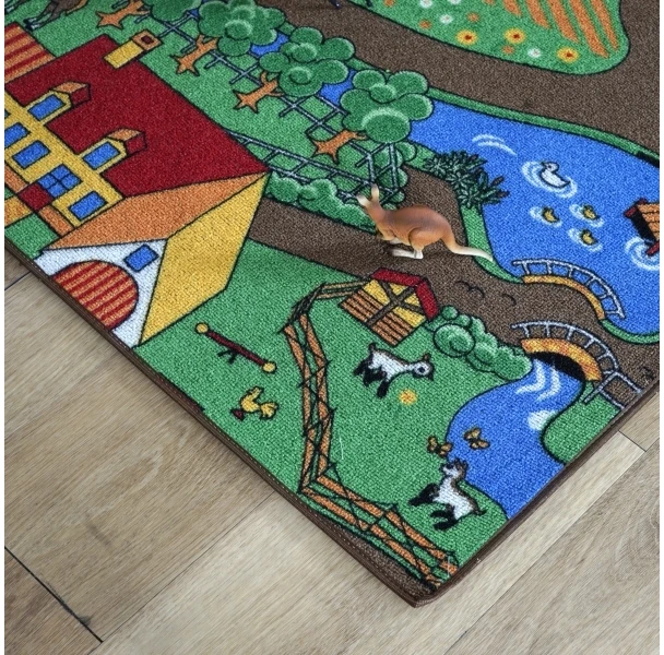 Rebel Roads Žaidimų kilimėlis - Ūkininko stiliaus - 95 x 133 cm