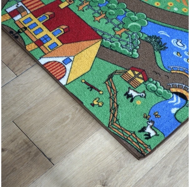 Rebel Roads Žaidimų kilimėlis - Ūkininko stiliaus - 95 x 133 cm
