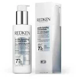Redken Intensive dieninis ir naktinis serumas pažeistiems plaukams atstatyti Acidic Bonding Concentrate (24/7 Night & Day Serum), 45 ml
