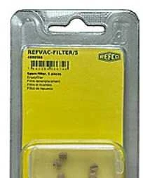 Refco Manufacturing „Refco REFVAC-FILTER/5“ – pakaitinis filtras, skirtas „REFVAC-RC“, 5 vnt.