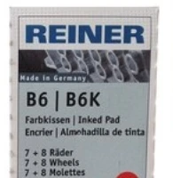 Reiner antspaudų pagalvėlė, 2 tipo, 8 skaitmenims, raudona
