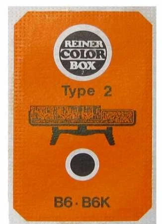 Reiner Color Box 2 pakuotė numeravimo mašinoms