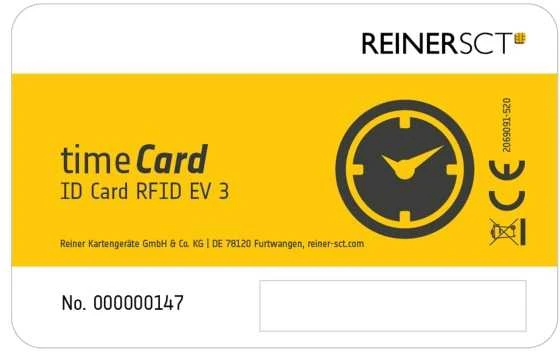 Reiner REINER SCT lustinės kortelės 25 DES timeCard ev3