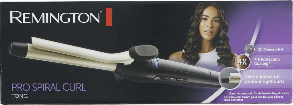 Curling iron for hair REMINGTON Pro Spiral Curls CI5319 (juodos spalvos)