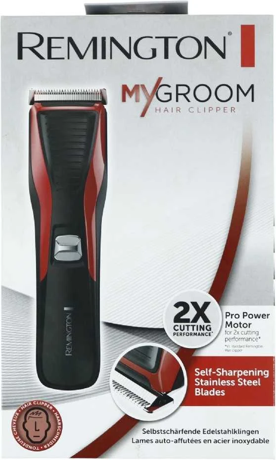 Remington Hair clipper HC5100 Juoda, Raudona
