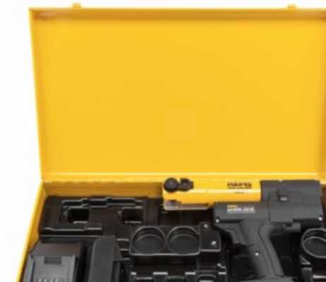 Vamzdžių presavimo įrankis REMS Mini-Press 22V ACC 1,5Ah