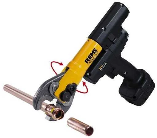 Akumuliatorinis vamzdžių presavimo įrankis REMS Mini-Press 14,4V ACC L-Boxx