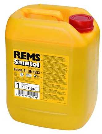 REMS SANITOL 5L sriegimo priemonė geriamojo vandens įrenginiams