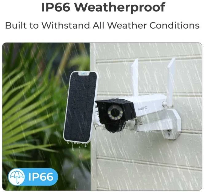 Reolink | Baterija 4G kamera | Dviguba serija G750 | Kulka | 6 MP | Dviguba | IP66 | H.265 | Micro SD, maks. 128 GB