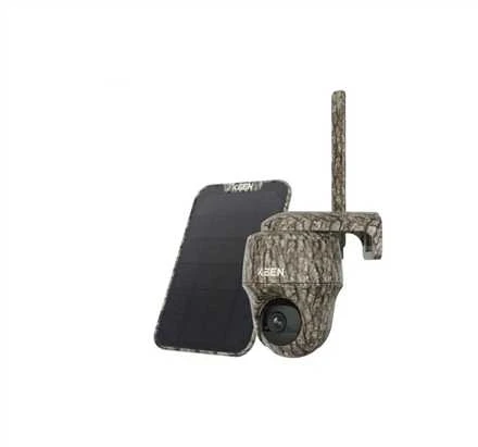„Reolink Go“ serijos G450 su saulės baterijomis 2 – 4K 4G LTE PT laukinės gamtos kamera, gyvūnų aptikimas ir atpažinimas, 360° vaizdas, 32 GB „Micro SD“ kortelė, IP apsaugos kamera, lauko, laidinė ir belaidė, „Google Assistant“, išorinė, tvirtinama prie lubų / sienos