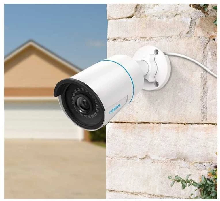 Reolink | IP kamera | RLC-510A | Kulka | 5 MP | Fiksuotas objektyvas | Maitinimas per Ethernet (PoE) | IP66 | H.264 | „MicroSD“ (maks. 256 GB) | Baltas