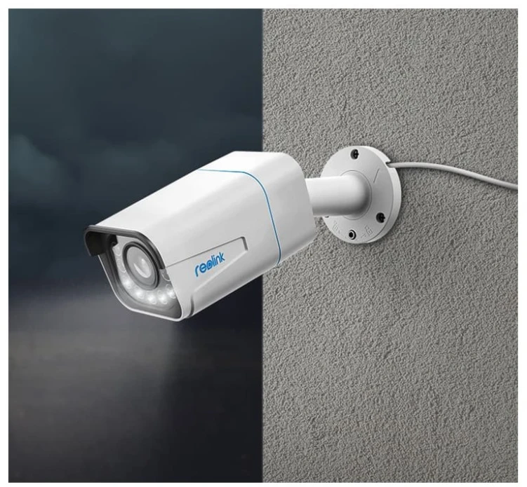 Reolink | 4K išmanioji PoE kamera su prožektoriumi ir spalvotu naktiniu matymu | P430 | Kulka | 8 MP | 2,7-13,5 mm | IP67 | H.265 | Micro SD, maks. 256 GB