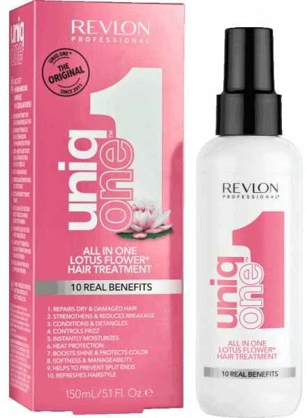 Purškiama plaukų kaukė Revlon Uniq One All In One Lotus Flower Hair Treatment 150ml