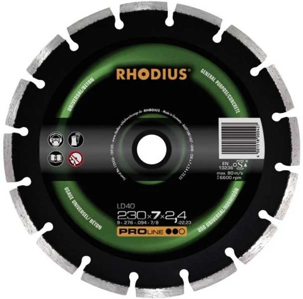 RHODIUS Diamantscheiben LD 40 125x7x2.2x22.23 302450