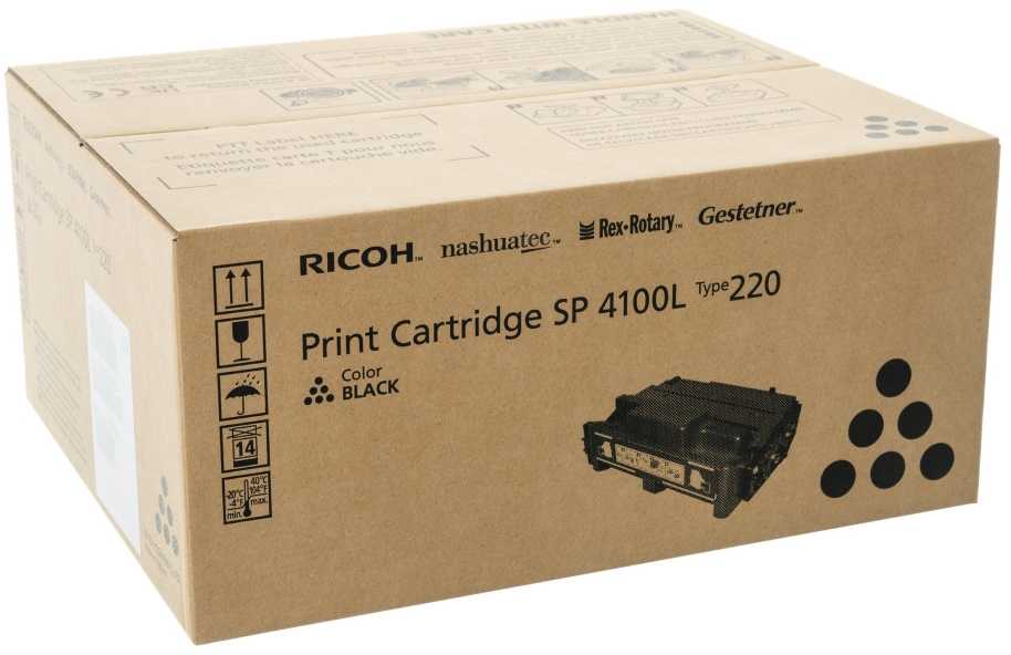 Ricoh SP 4100L Type 220 (407652, 403074, 407013, 407014) Lazerinė kasetė, Juoda