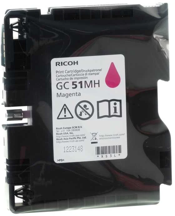 Ricoh GC 51MH (405864) Rašalinė kasetė, Purpurinė