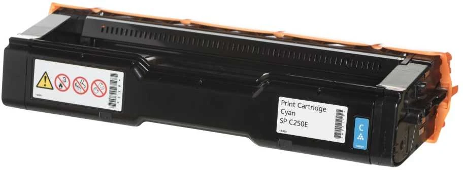 Ricoh SP C250 kasetė, žalsvai mėlyna