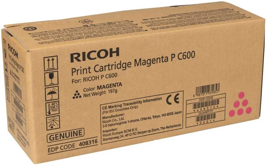 Ricoh P C600 (408316), purpurinė kasetė