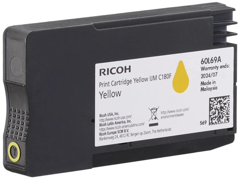 Ricoh 408520 tonerio kasetė 1 vnt Originalus Geltona