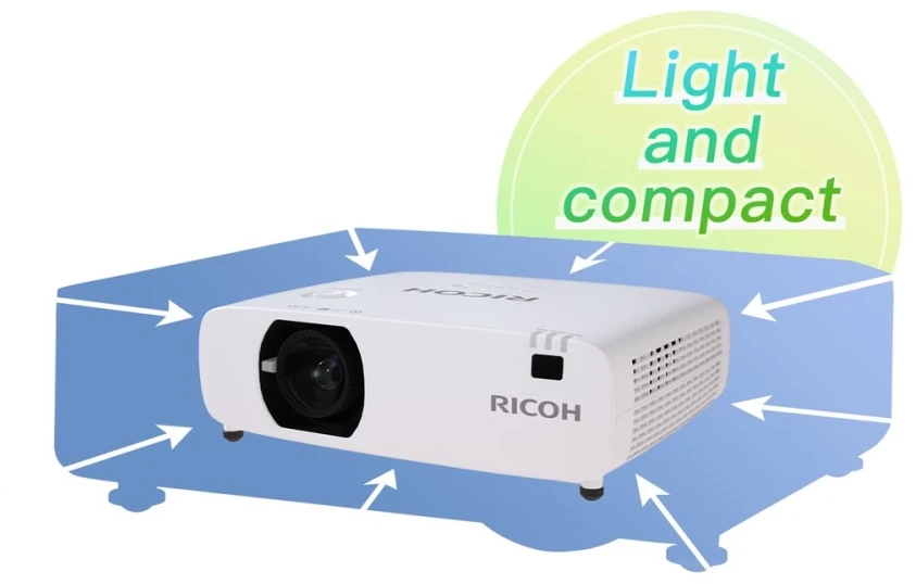 RICOH - Kompaktiškas projektorius PJ WUL5A50 30-300'' (5200 liumenų)