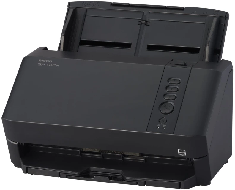 Skeneris Skaner Ricoh SP-2240N 40 ppm/80 ipm A4 Duplex ADF Gigabit Ethernet USB 3.2 LED Workgroup Scanner (PA03880-B001)