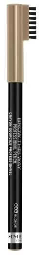 Rimmel London Brow This Way Professional pieštukas 003-Skirtas šviesiems plaukams