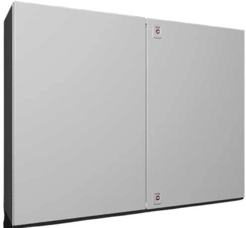 Rittal 1130000 AX Kompaktiškas korpusas 1000x760x300 mm skardos, įleidžiamas, dvigubos durys, 2 kumšteliai 1130.000