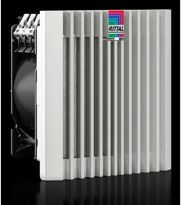 Rittal SK 3238.724, Ventiliatoriaus komplektas, Pilkas, Plastikas, 53 m³/h, IP54, -30 - 70 °C