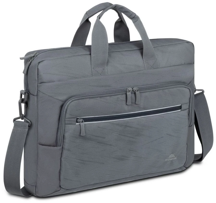 Dėklas RIVACASE 7531 pilkas Alpendorf-ECO Nešiojamas kompiuteris bag 15.6-16"