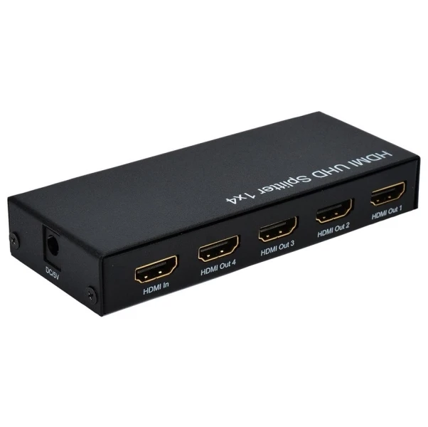 Roline ROLINE 4K HDMI vaizdo skirstytuvas, 4 garsiakalbiai