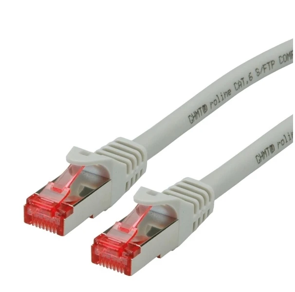 Roline ROLINE – Patch – Kabelis – RJ- 45 (M) iki RJ- 45 (M) – 10 m – SFTP, PiMF – CAT 6 – be halogenų, formos, suvytas – pilkas (21.15.2607)