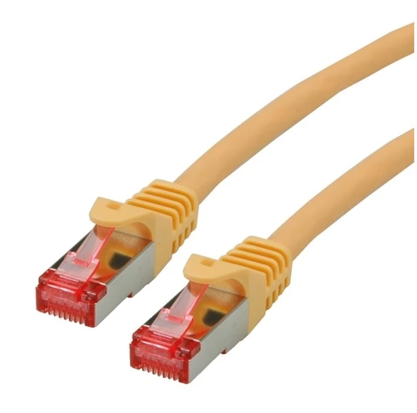 Roline ROLINE – Patch – Kabelis – RJ- 45 (M) iki RJ- 45 (M) – 2 m – SFTP, PiMF – CAT 6 – be halogenų, formos, suvytas – geltonas (21.15.2622)