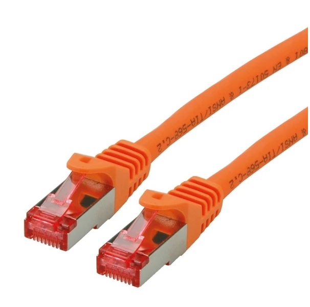 Roline ROLINE – Patch – Kabelis – RJ- 45 (M) iki RJ- 45 (M) – 3 m – SFTP, PiMF – CAT 6 – be halogenų, formos, suvytas – oranžinė (21.15.2673)