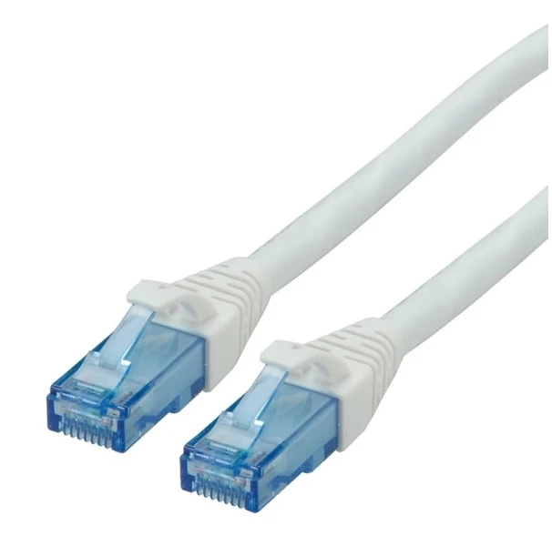 Roline ROLINE – Patch – Kabelis – RJ- 45 (M) iki RJ- 45 (M) – 7,5 m – UTP – CAT 6a – Be halogenų, formos, suvytas – baltas (21.15.2766)