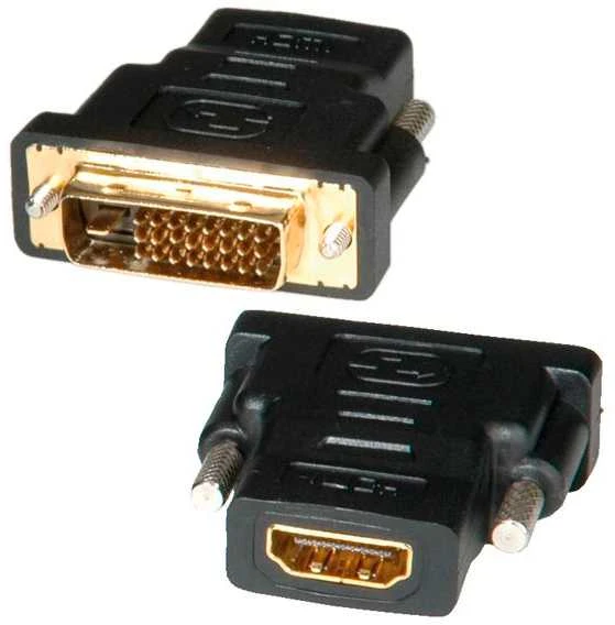 Adapteris AV Roline HDMI - DVI-D juoda (12.03.3116)