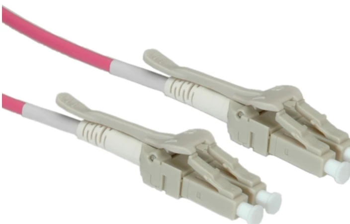Roline LWL- Cable 50/125µm OM4 - LC/LC - Low- Loss- plug for Height density 0,5m - LC - LC - Duplex Cable - 2,8x6 mm - 0,5 mm (0.0197'') (21.15.8870) (JAB-2198218)