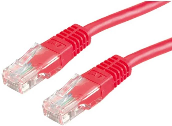 Roline PatchCord, UTP, Cat5e, 1m, raudona (21.15.0531)