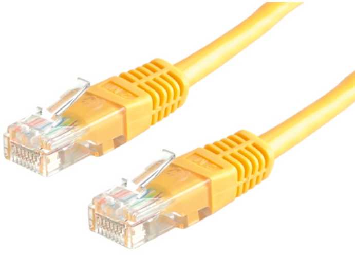 Roline PatchCord, UTP, Kat. 5e, 2m, geltona (21.15.0542)