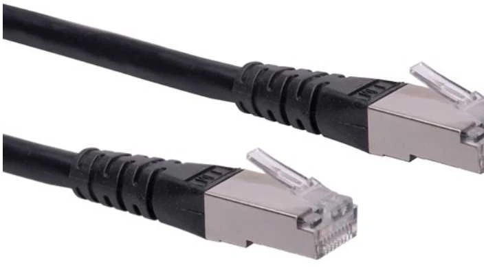 Roline Patchcord S / FTP (PiMF) kat. 6, juoda, 0,3 m (21.15.1315)