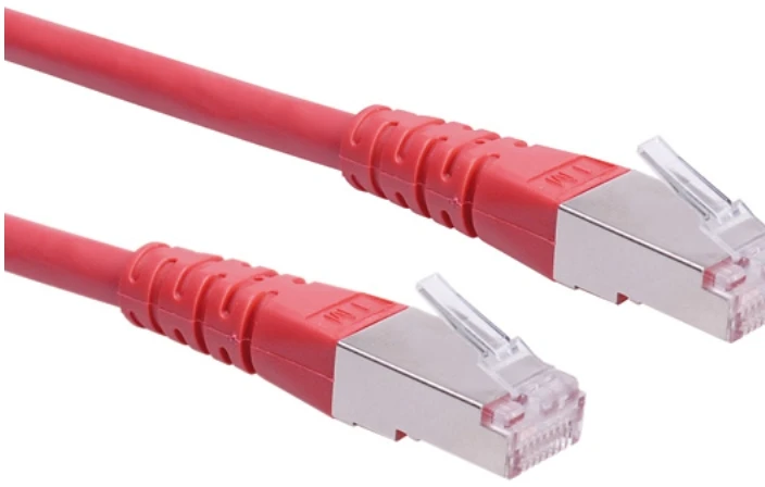 Roline ROLINE S/FTP- (PiMF- )Komutacinis kabelis Kat.6, 20m, red 20m (21.15.1401)