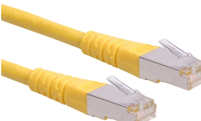 Roline PatchCord, S/FTP, (PiMF), Kat.6, 5m, Geltonas (21.15.1362)