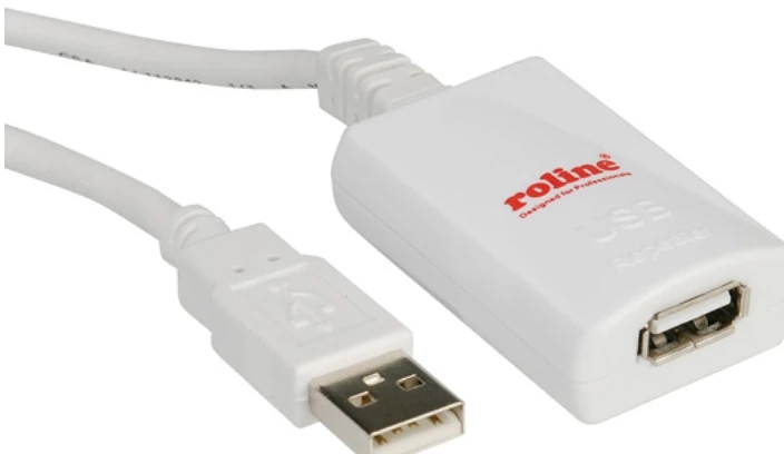Roline USB kabelis Secomp USB-A - USB-A 5 m Baltas (12.04.1088)
