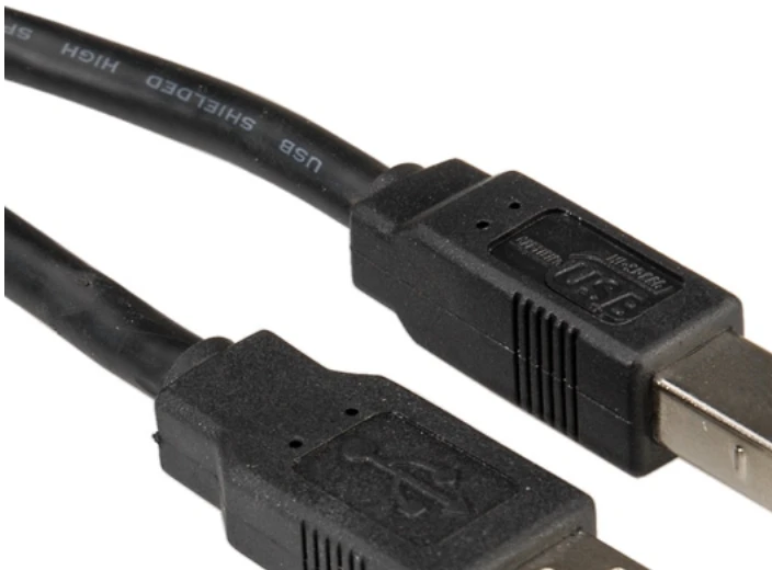 ROLINE USB 2.0 kabelis, A-B tipo, 1,8 m, 1,8 m, USB A, USB B, USB 2.0, kištukas/kištukas, juodas