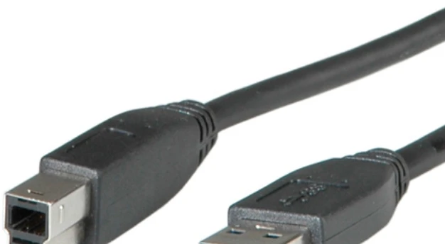 ROLINE USB 3.0 kabelis, A tipo M - B tipo M 0,8 m, 0,8 m, USB A, USB B, USB 3.2 Gen 1 (3.1 Gen 1), kištukas/kištukas, juodas