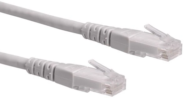 ROLINE UTP jungiamasis laidas, Cat.6, pilkas 5m, 5 m, Cat6, U/UTP (UTP), RJ-45, RJ-45, pilkas