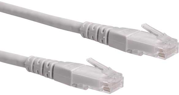 Roline PatchCord, Cat6, UTP, 10 m, pilka (21.15.0940)